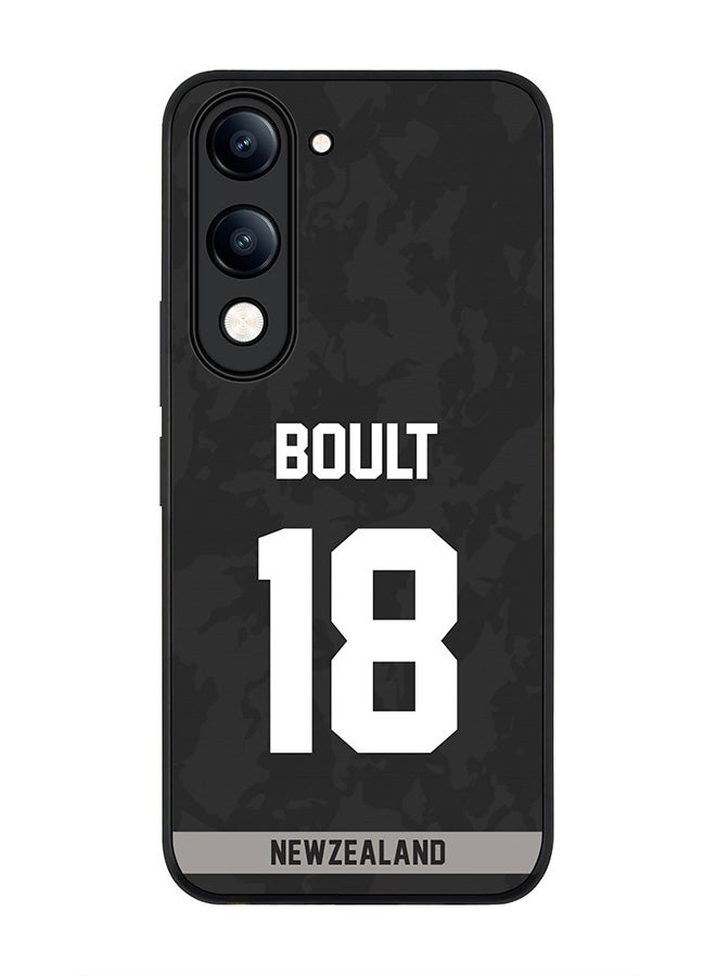 For vivo Y04 / Y29t 5G Case,Slim fit Camera Protection, Shockproof Thin Phone cover  - New Zealand Trent Boult, Jersey No 18